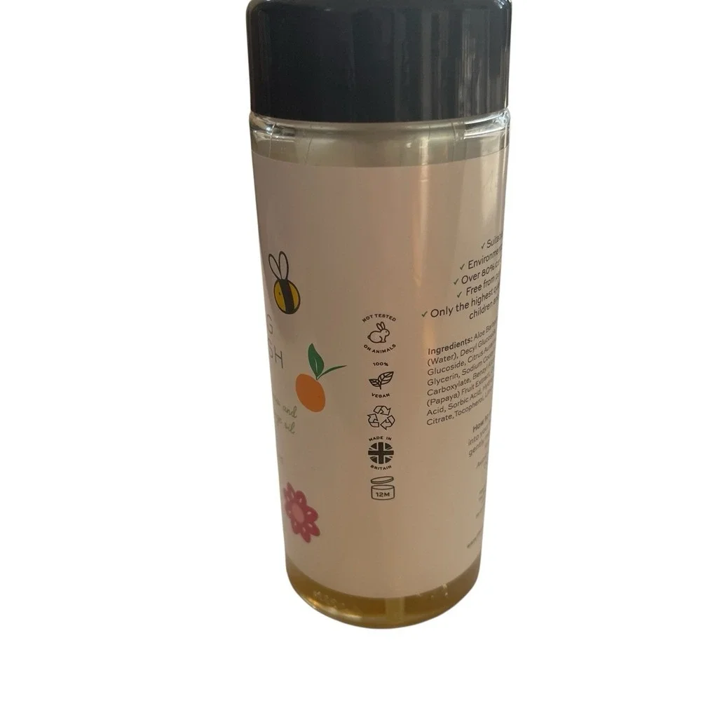 New Natural Organic Family Foaming Face Wash - Lot of 4 Bottles, Aloe Orange Oil